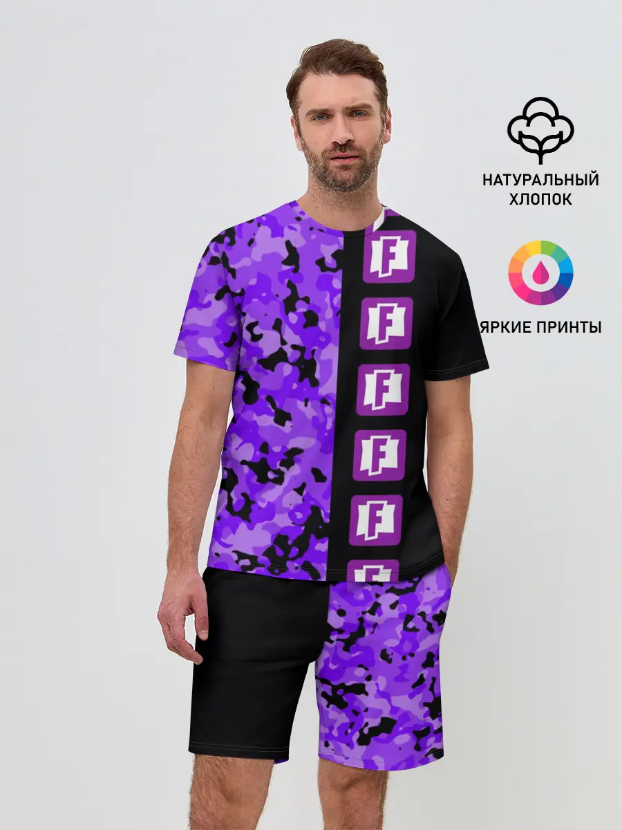 Мужской костюм с шортами / Fortnite