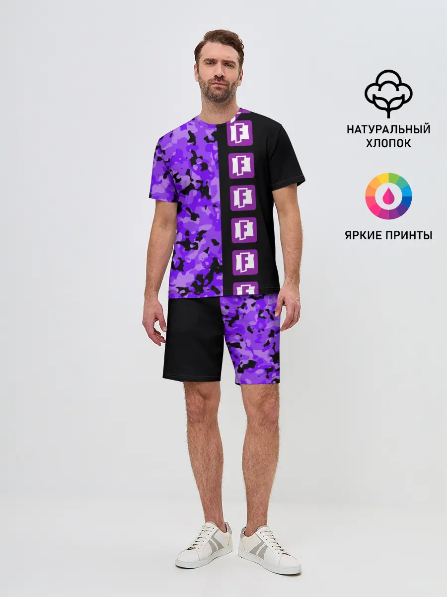 Мужской костюм с шортами / Fortnite