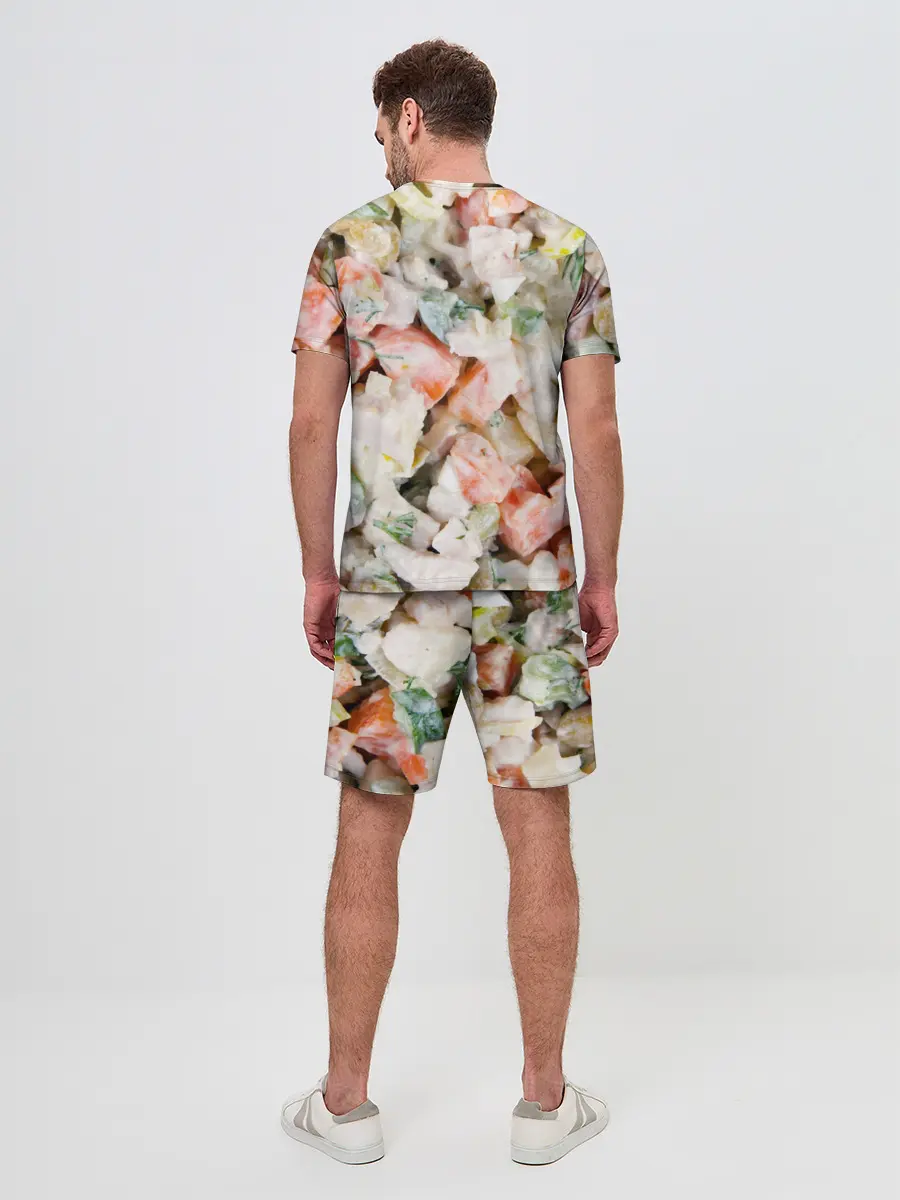 Мужской костюм с шортами / Оливье