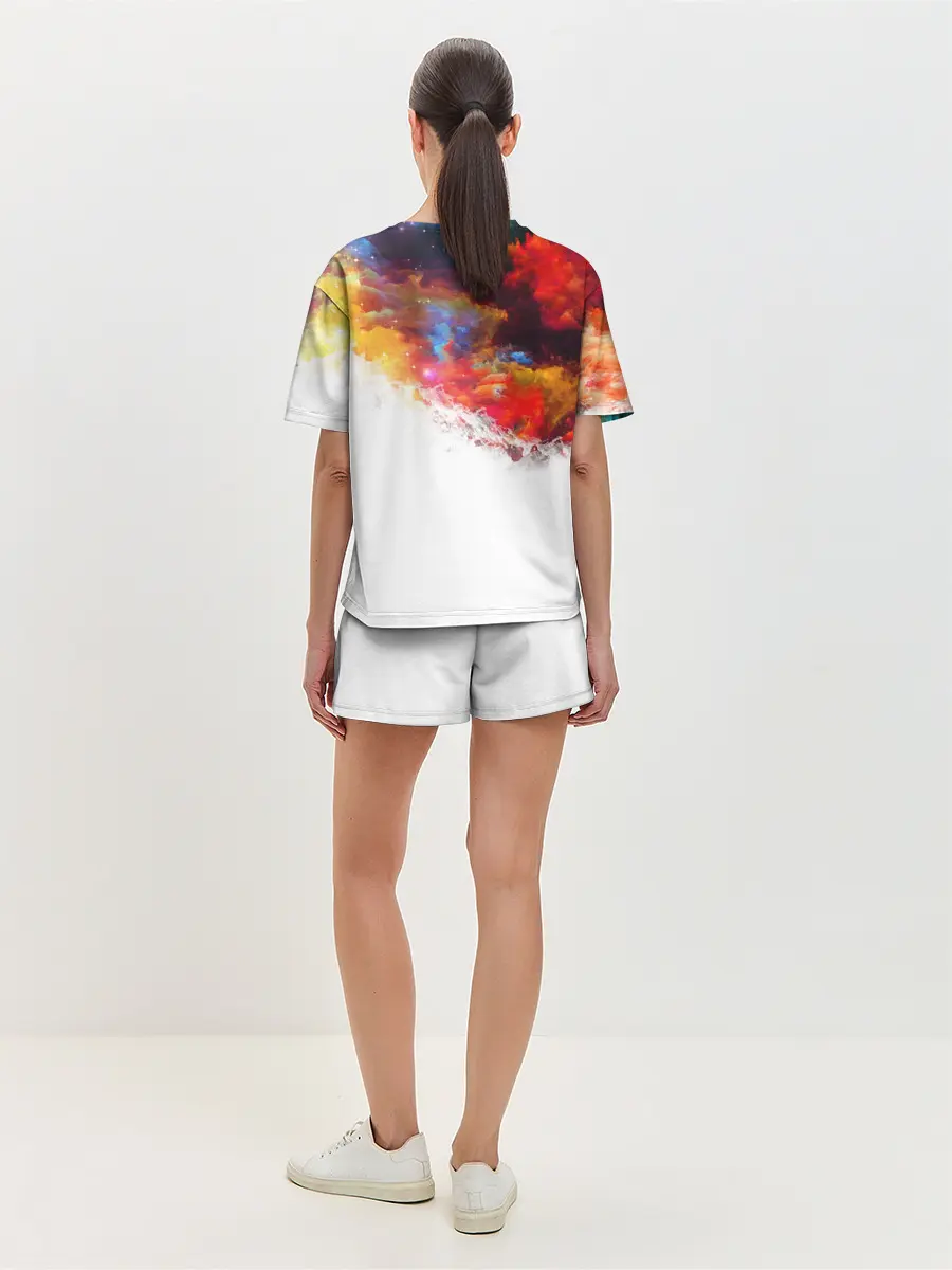 Женская пижама с шортами / Девочка с шарами