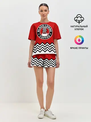 Женская пижама с шортами / Твин Пикс