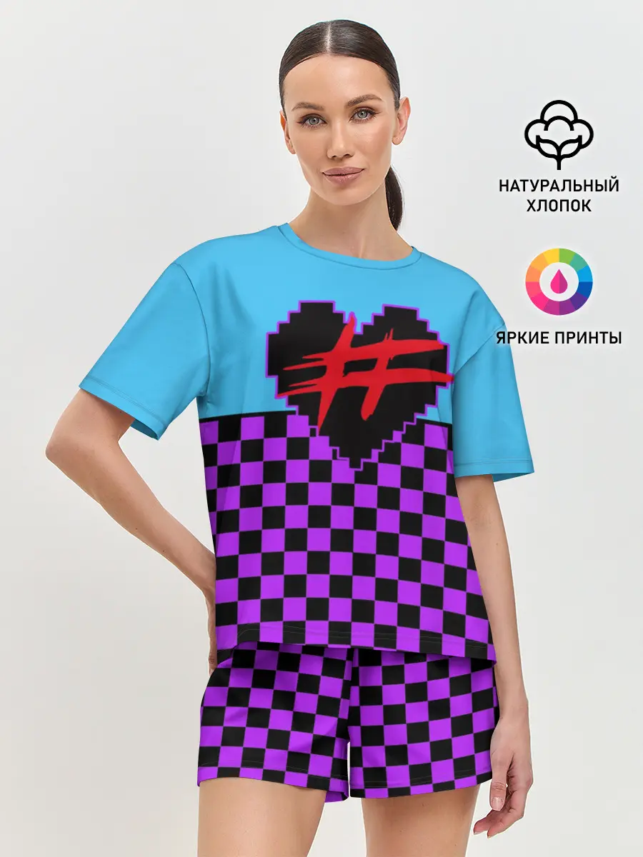 Женская пижама с шортами / Френдзона