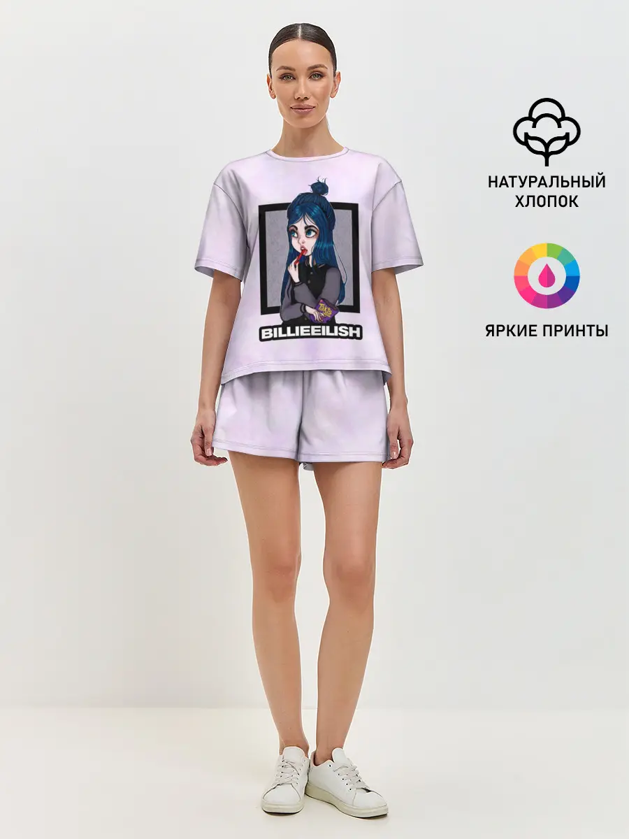 Женская пижама с шортами / Billie Eilish