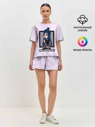 Женская пижама с шортами / Billie Eilish