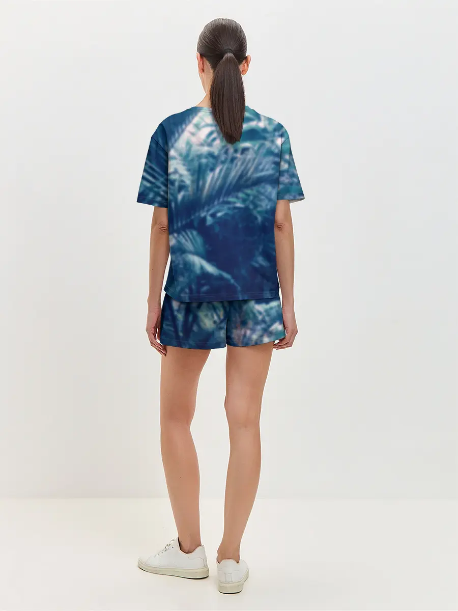 Женская пижама с шортами / Попугай