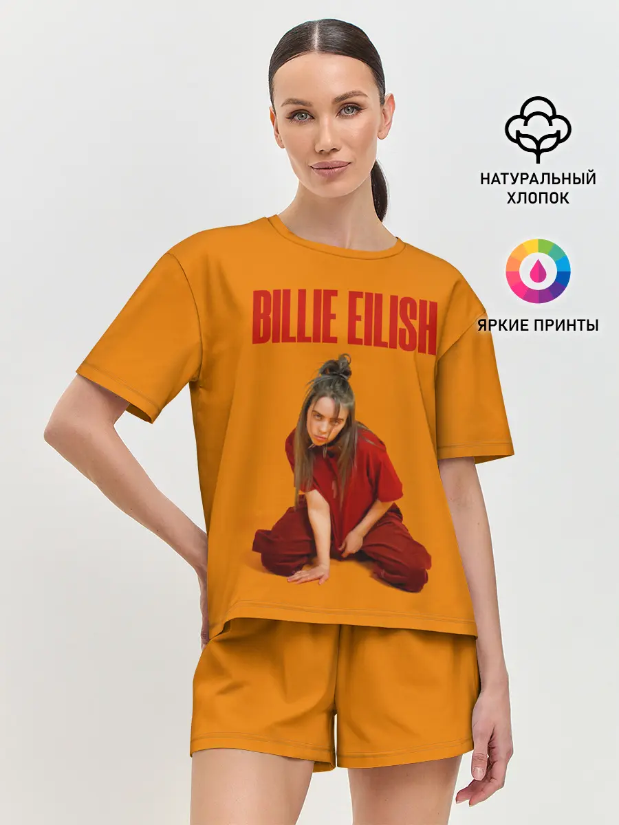 Женская пижама с шортами / Билли Айлиш