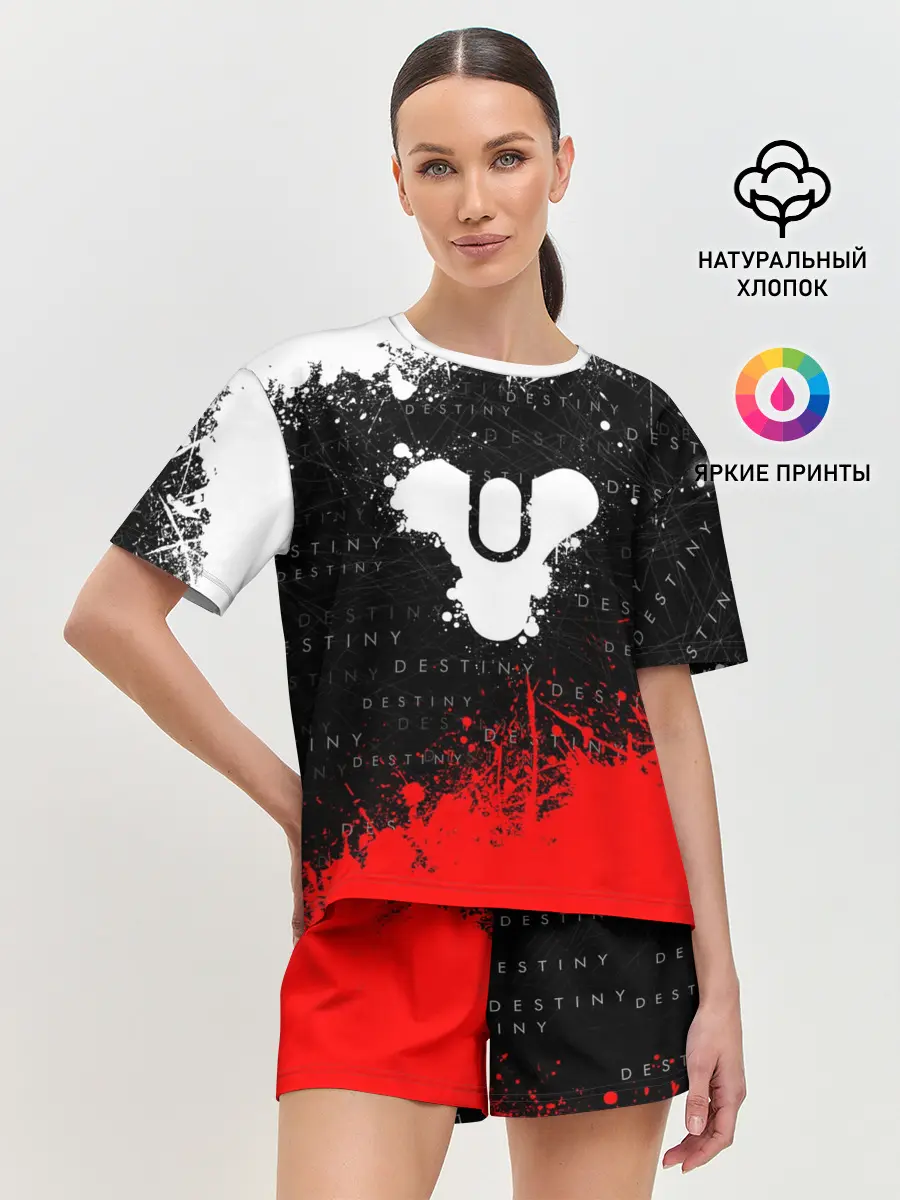 Женская пижама с шортами / DESTINY