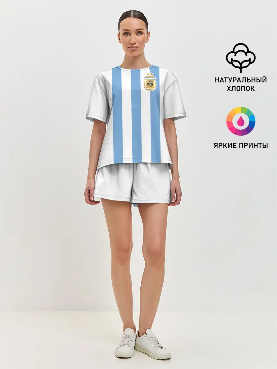 Женская пижама с шортами / Сборная Аргентины