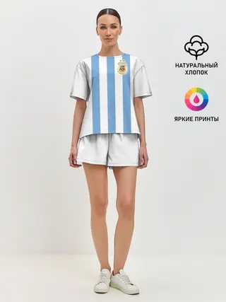 Женская пижама с шортами / Сборная Аргентины