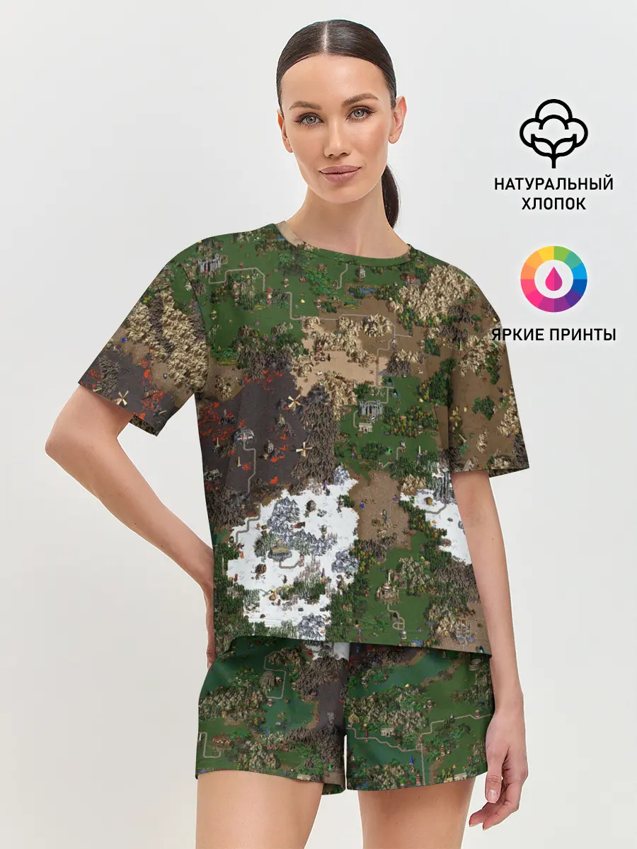 Женская пижама с шортами / Heroes III New Map