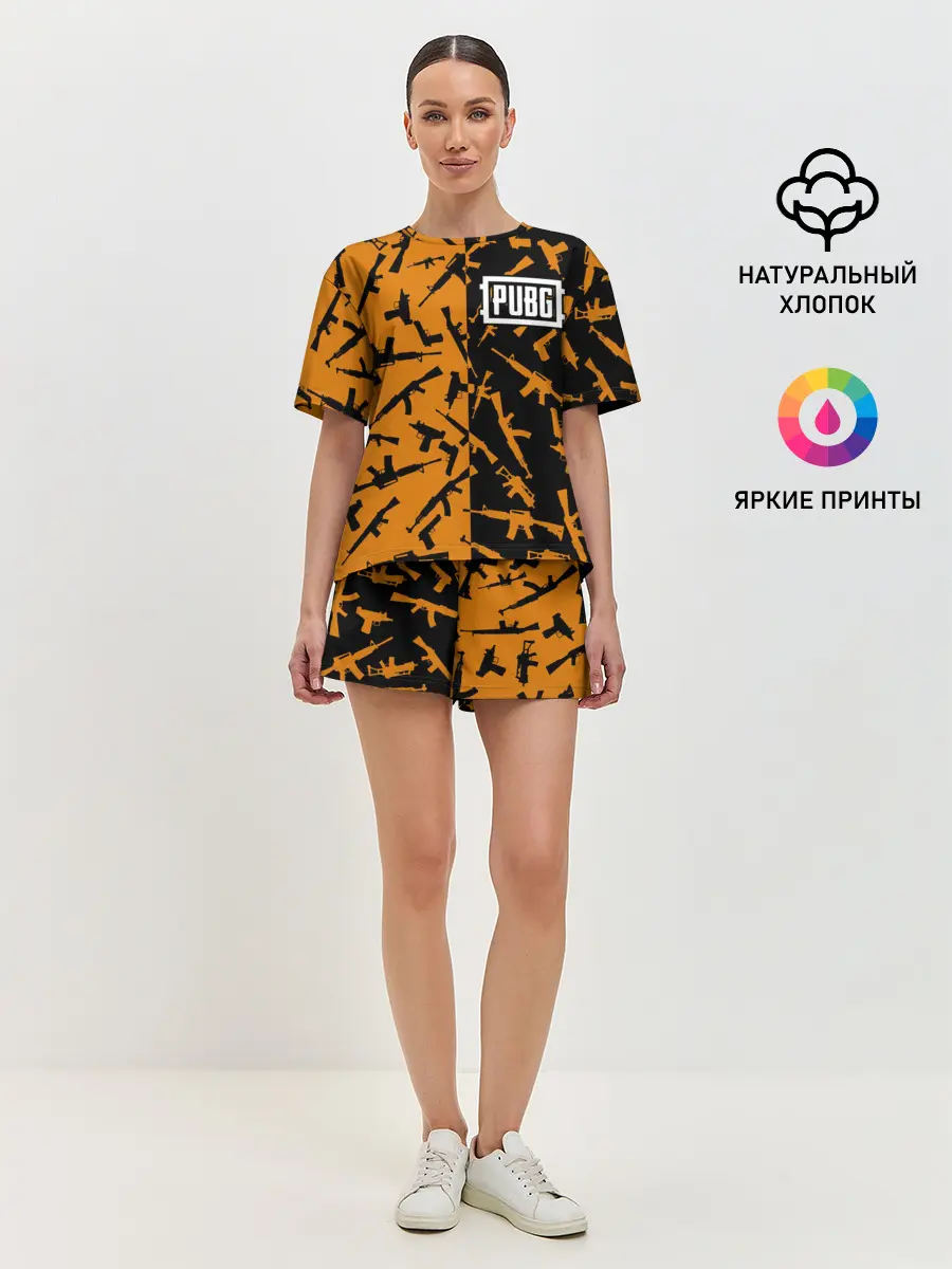 Женская пижама с шортами / PUBG 2