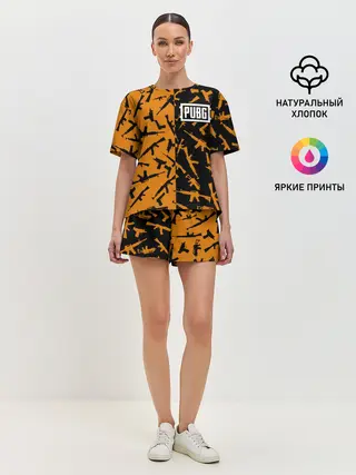 Женская пижама с шортами / PUBG 2