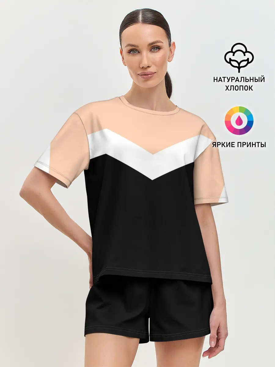 Женская пижама с шортами / Простота