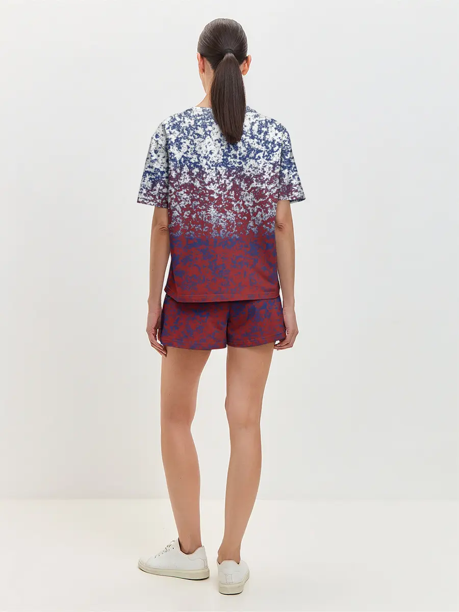 Женская пижама с шортами / Русский медведь