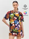 Женская пижама с шортами / Пучеглазые монстры
