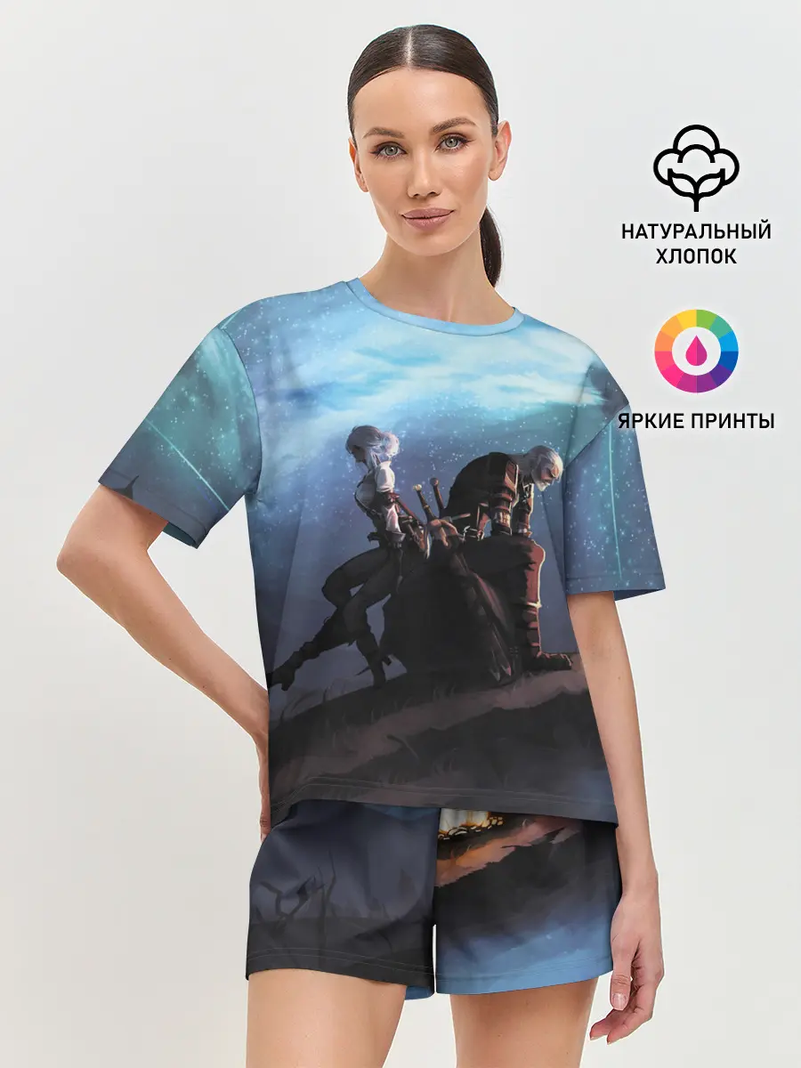 Женская пижама с шортами / Цири И Геральд