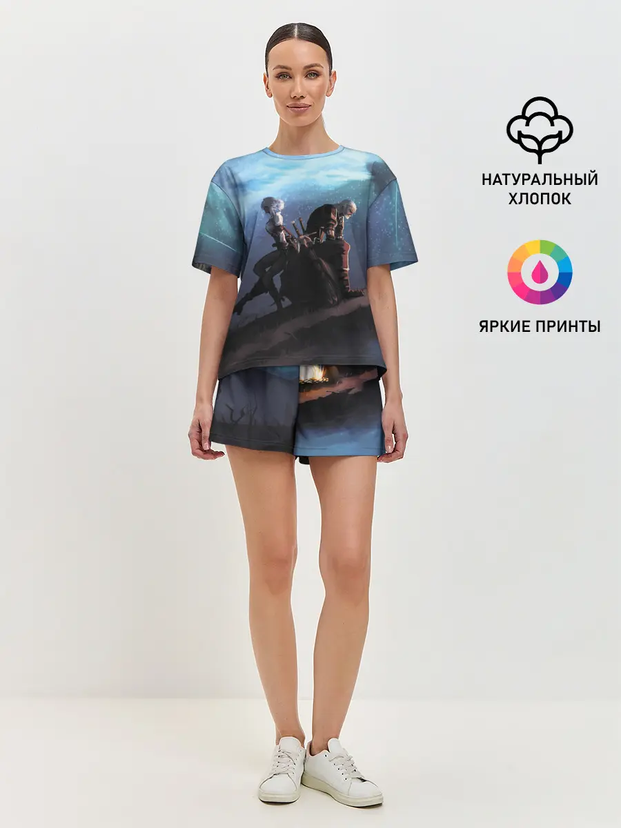 Женская пижама с шортами / Цири И Геральд