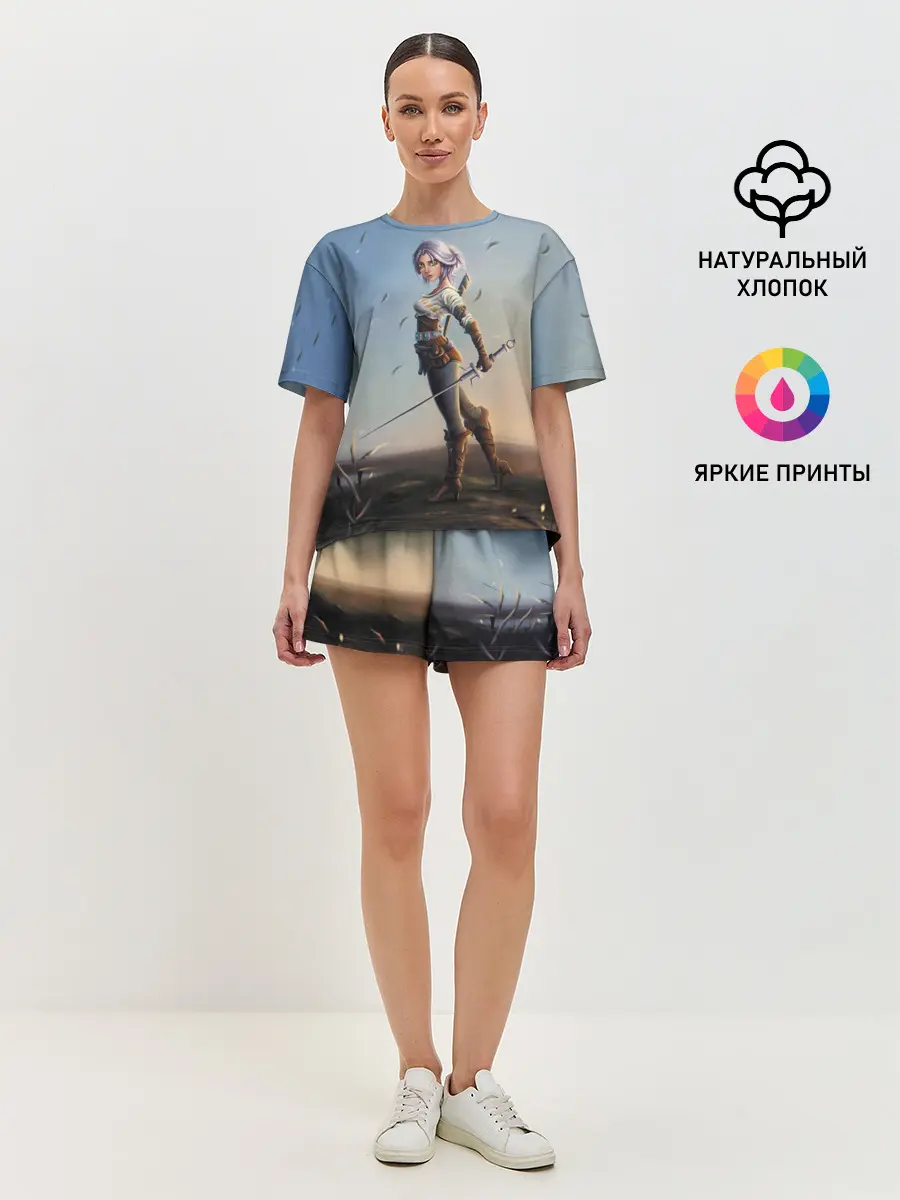 Женская пижама с шортами / Дикая Охота