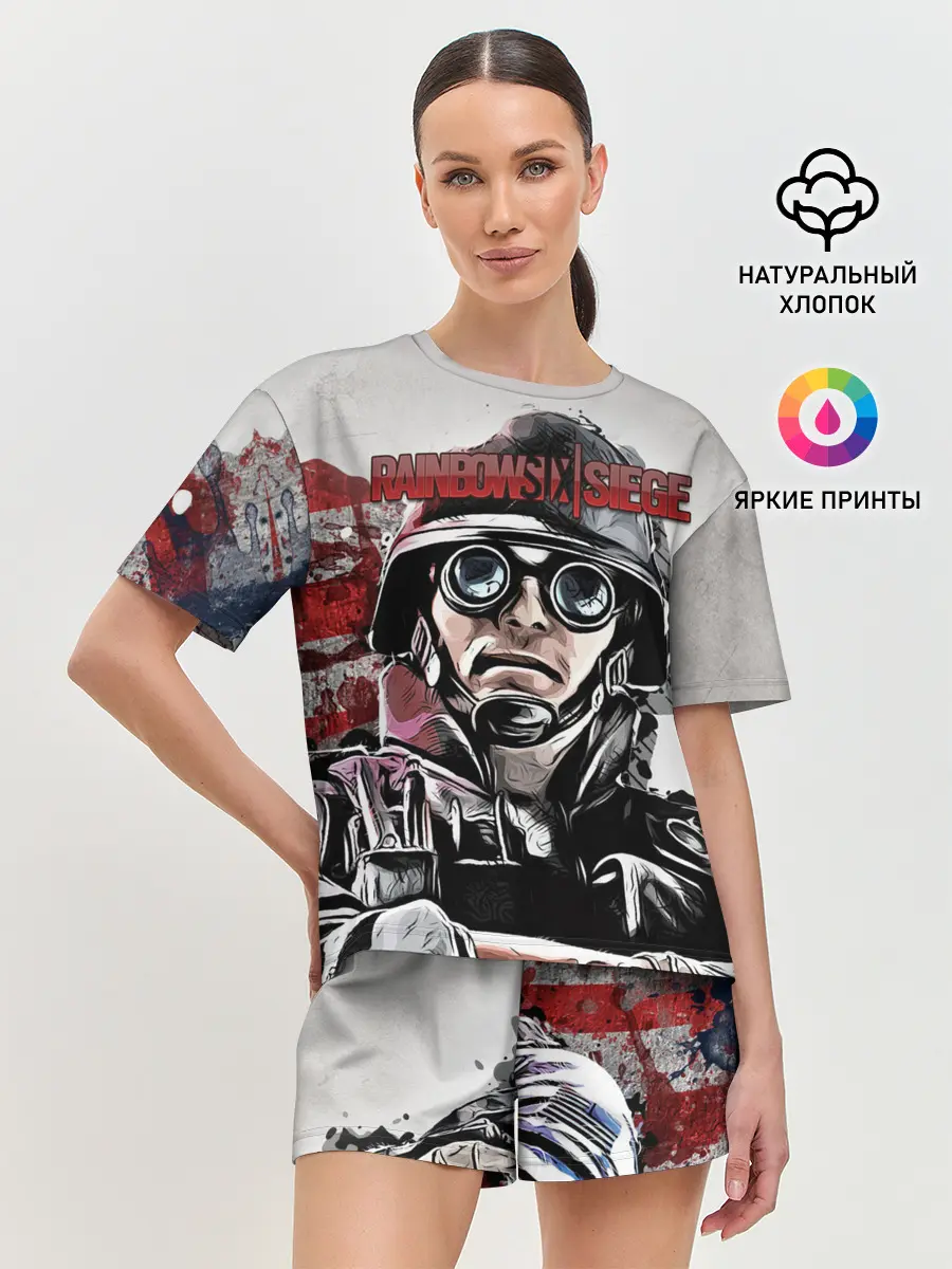 Женская пижама с шортами / Rainbow Six: Siege