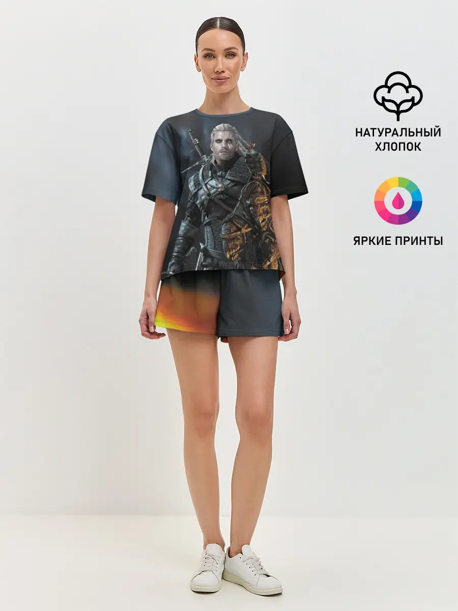 Женская пижама с шортами / Геральт Ведьмак