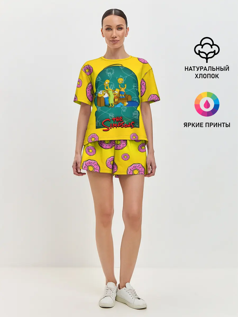 Женская пижама с шортами / Симпсоны