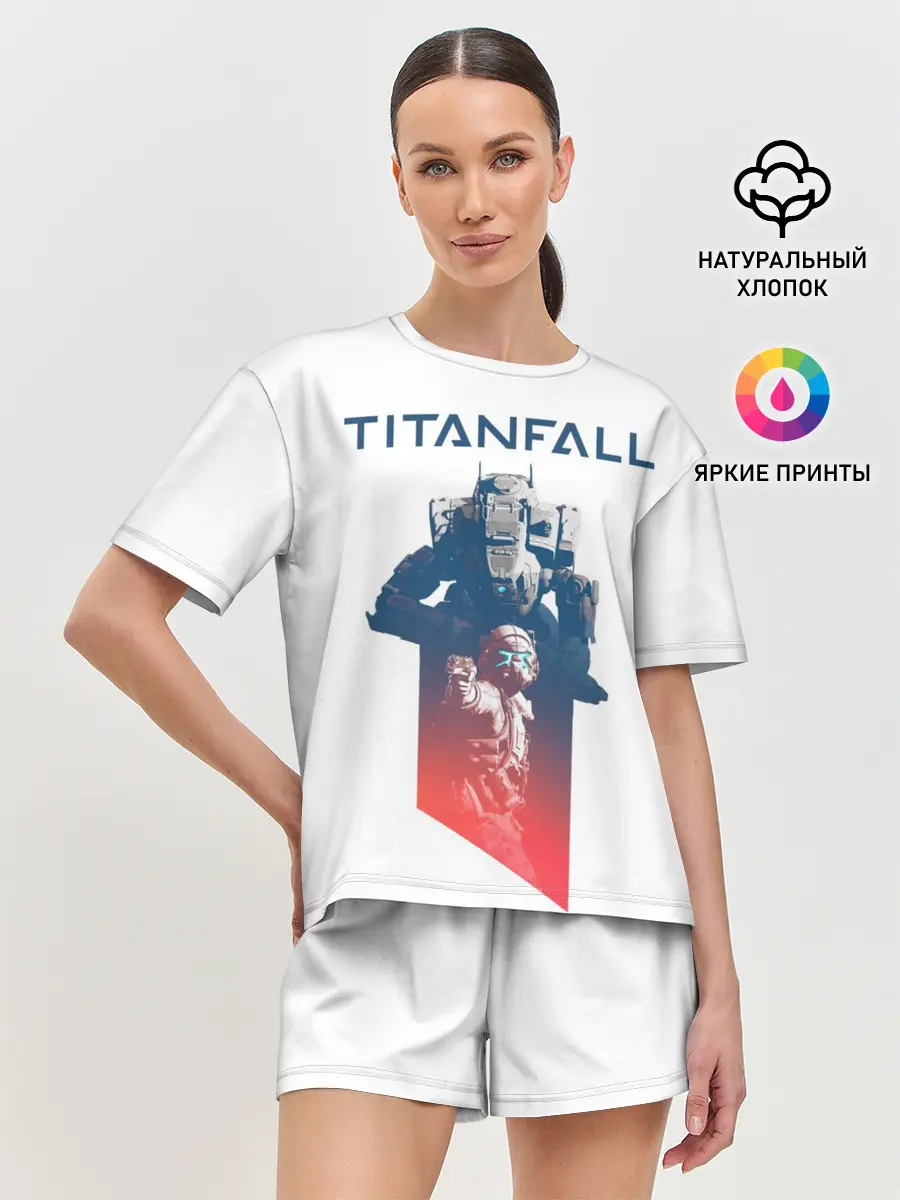 Женская пижама с шортами / Titanfall