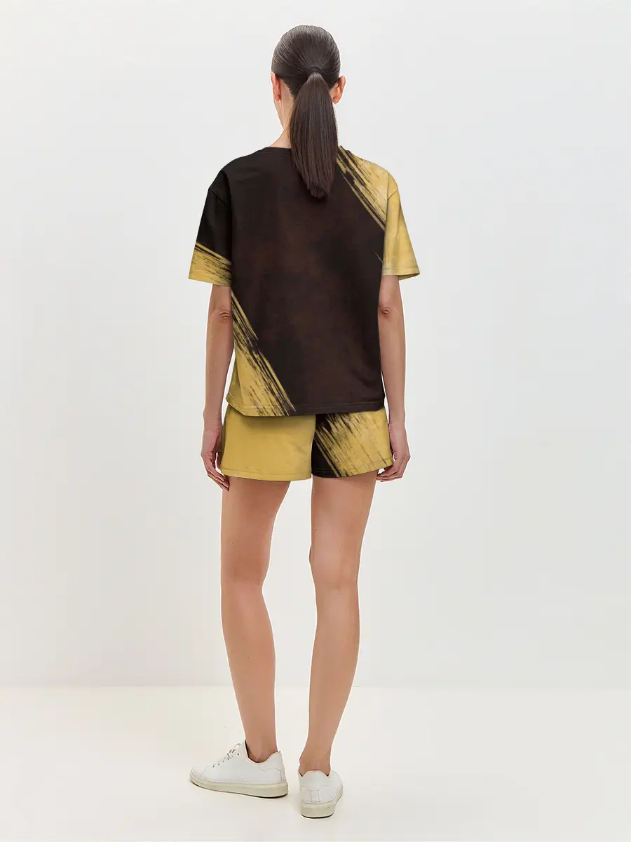 Женская пижама с шортами / Черный Клевер