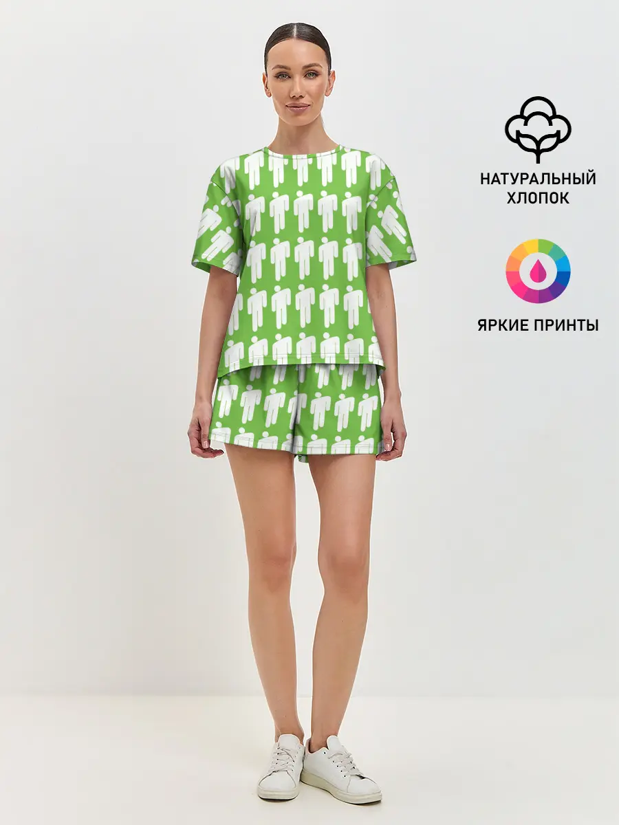 Женская пижама с шортами / Billie Eilish