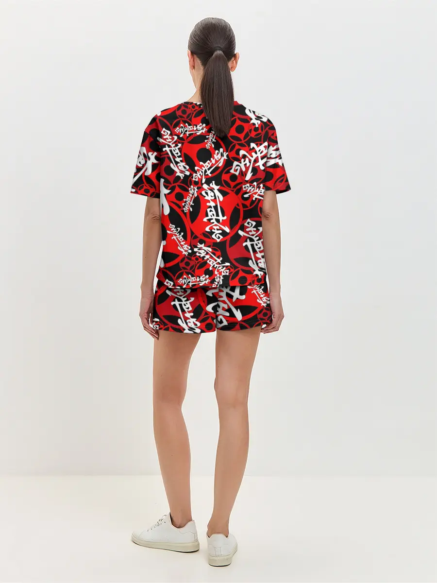 Женская пижама с шортами / Каратэ киокушинкай