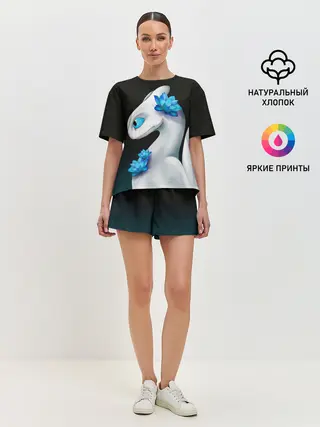 Женская пижама с шортами / Как приручить дракона