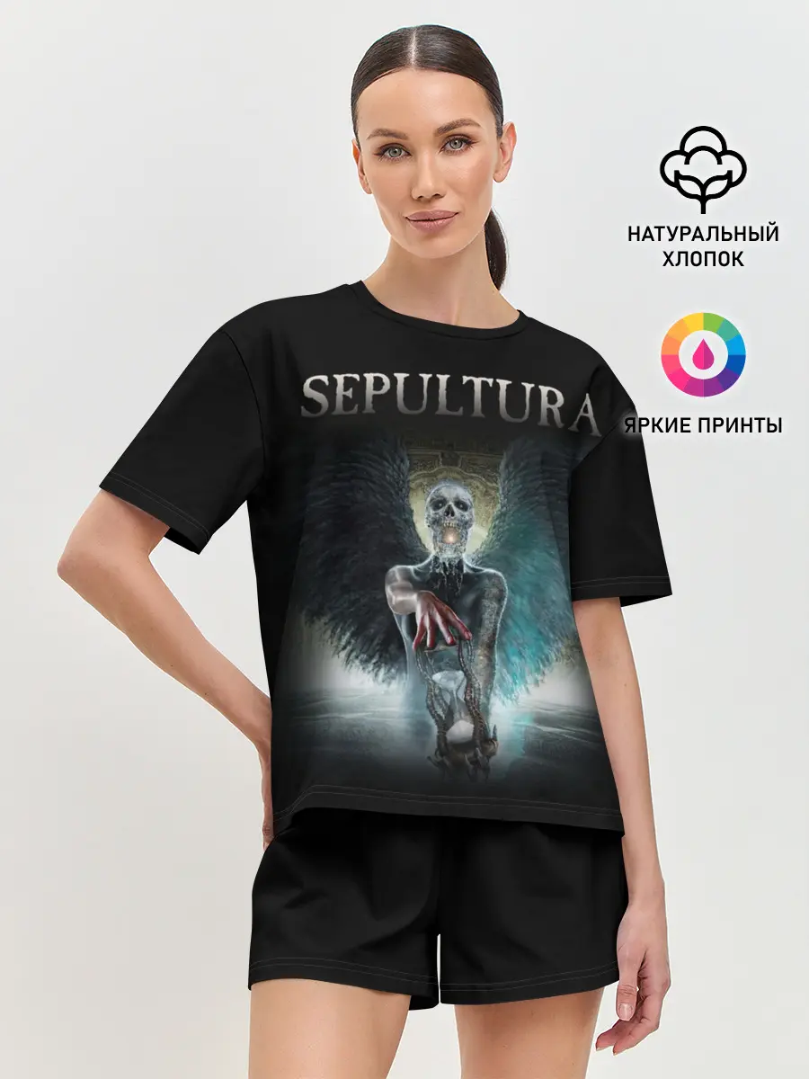 Женская пижама с шортами / Sepultura