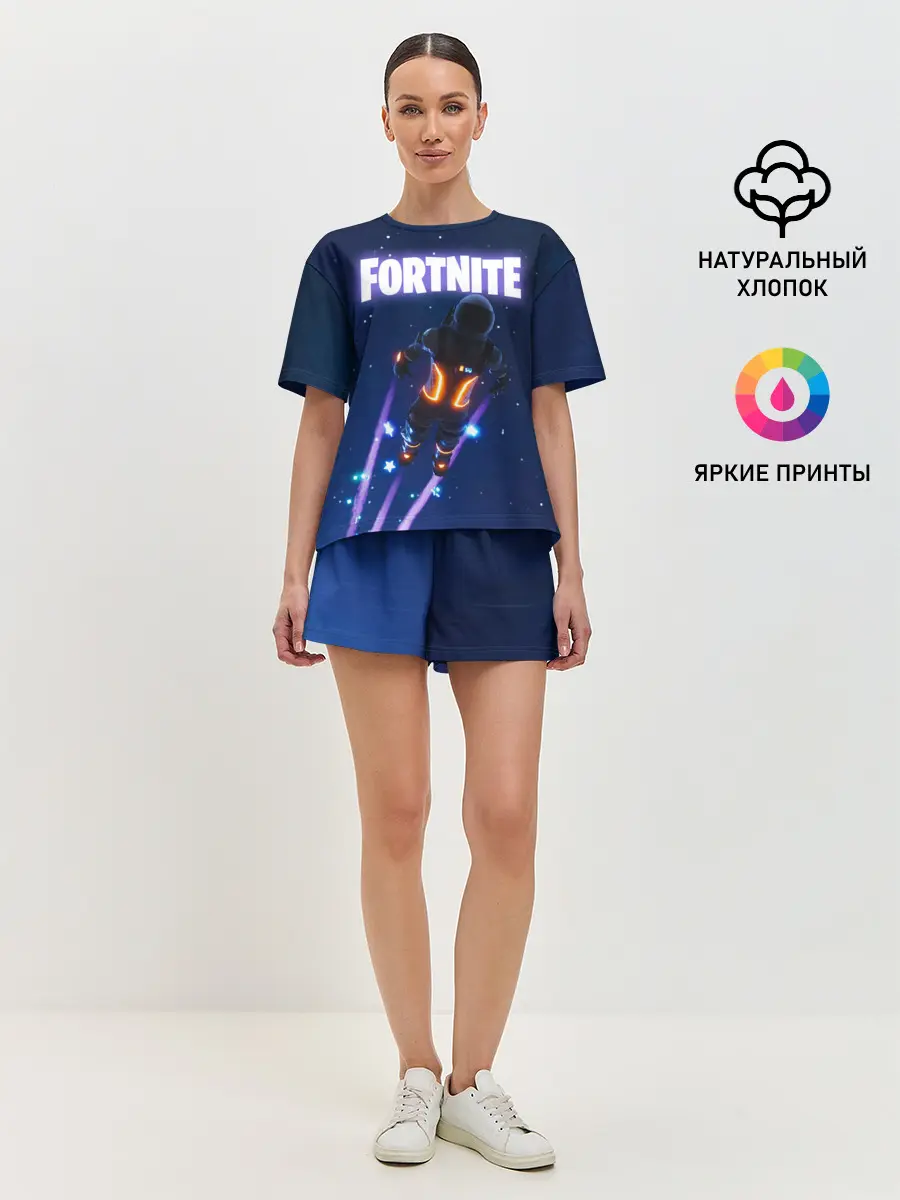 Женская пижама с шортами / Dark Voyager Fortnite