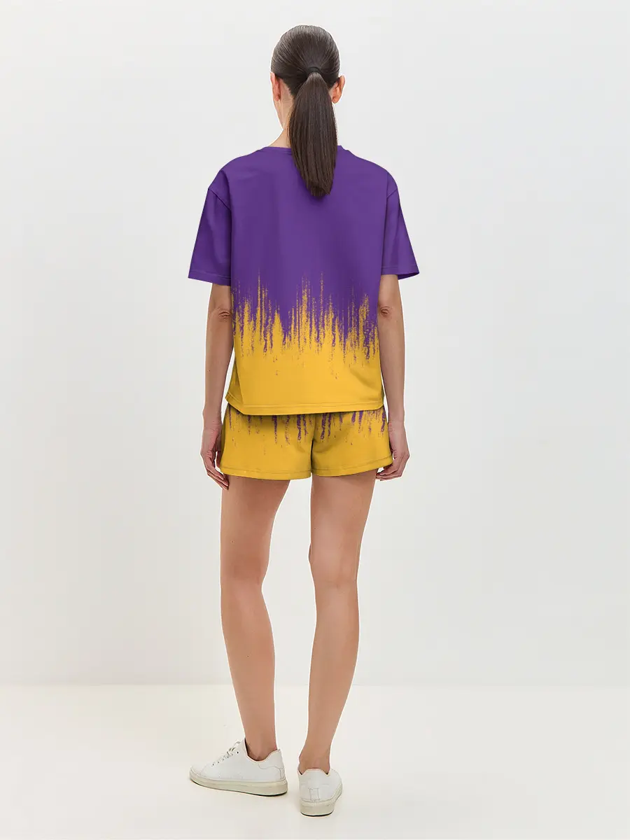 Женская пижама с шортами / LA LAKERS