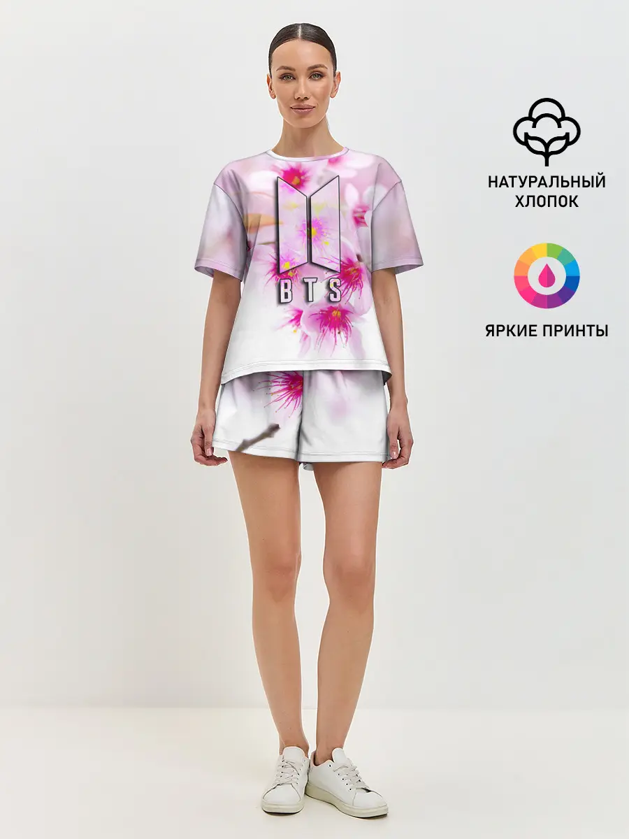 Женская пижама с шортами / BTS