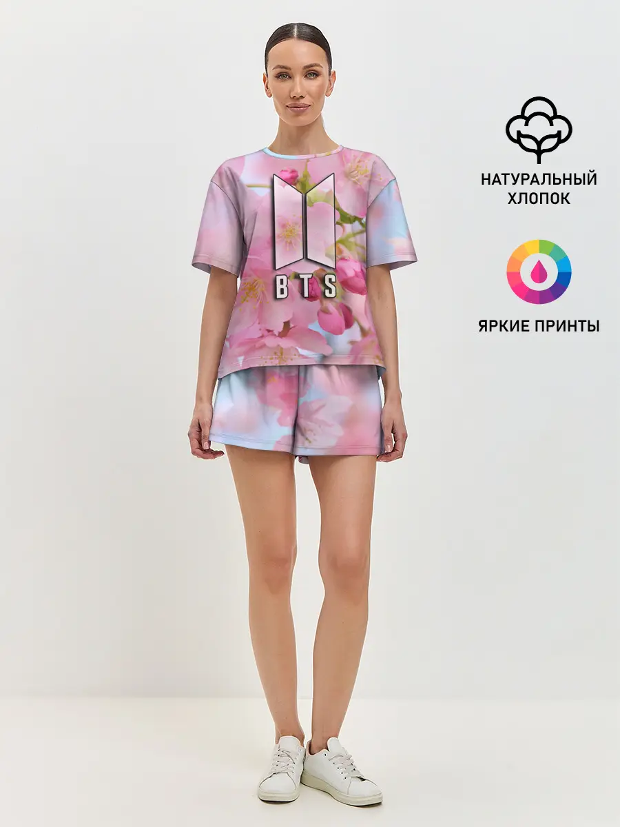 Женская пижама с шортами / BTS