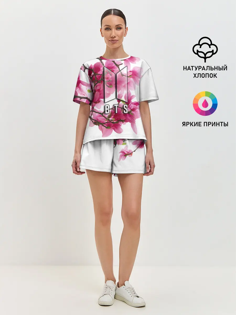 Женская пижама с шортами / BTS