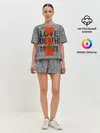Женская пижама с шортами / LOVE DEATH + ROBOTS