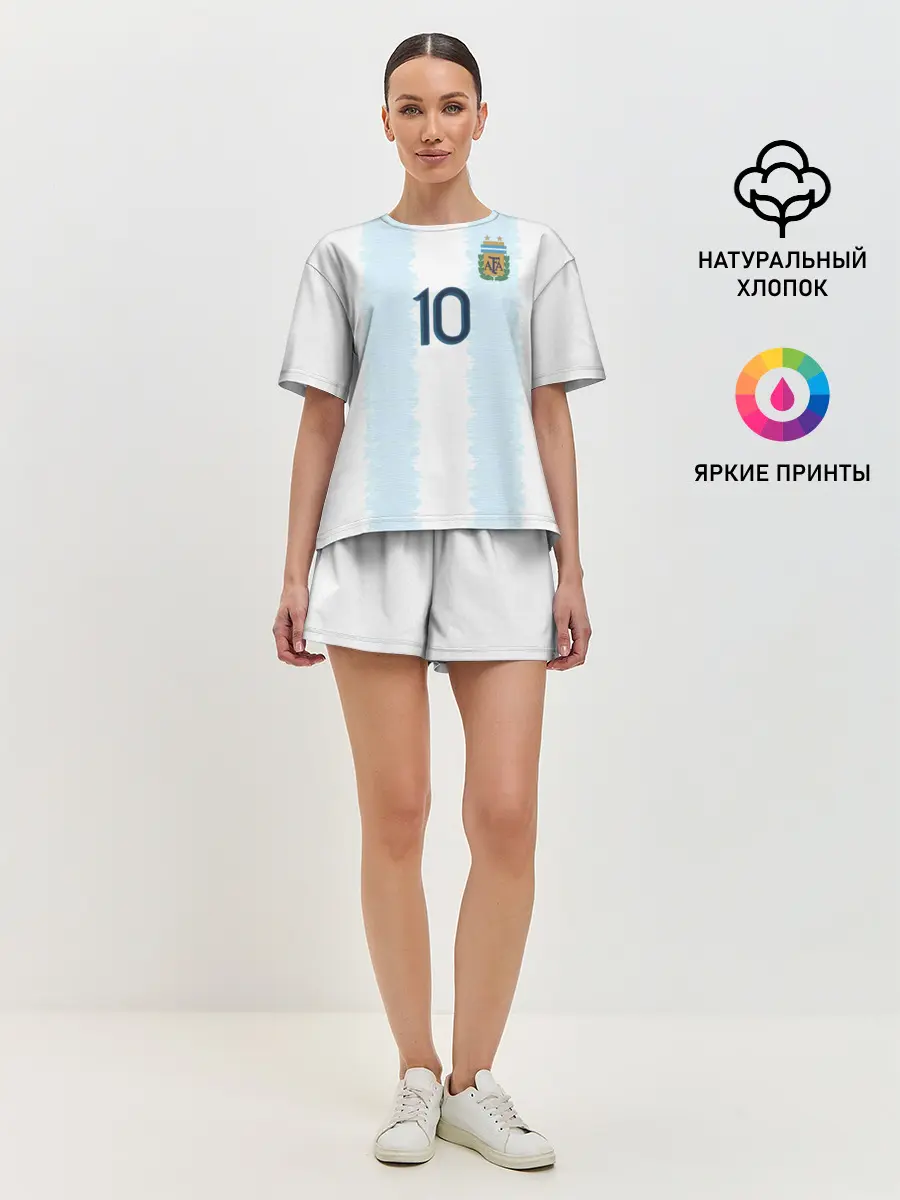Женская пижама с шортами / Messi Copa America 2019