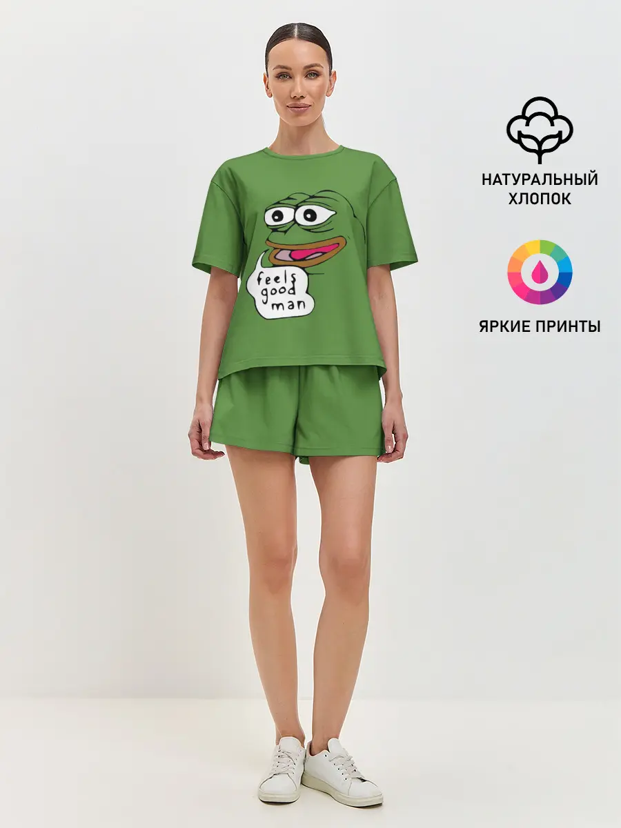 Женская пижама с шортами / Feels Good Man