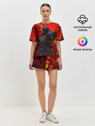Женская пижама с шортами / DOOM 3
