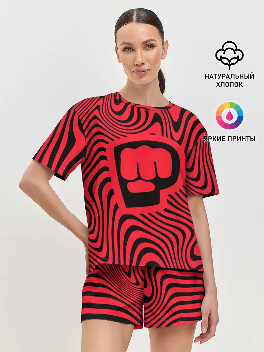Женская пижама с шортами / PewDiePie Logo