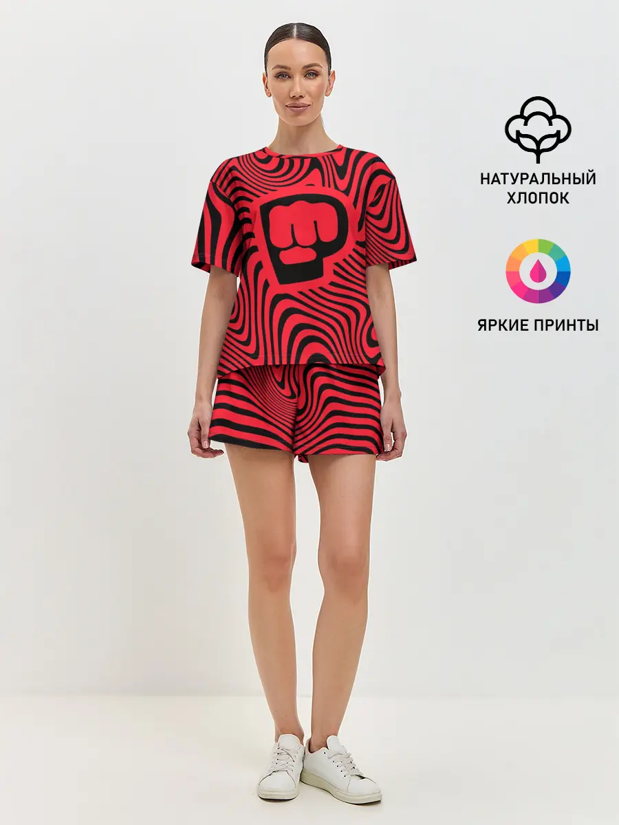 Женская пижама с шортами / PewDiePie Logo