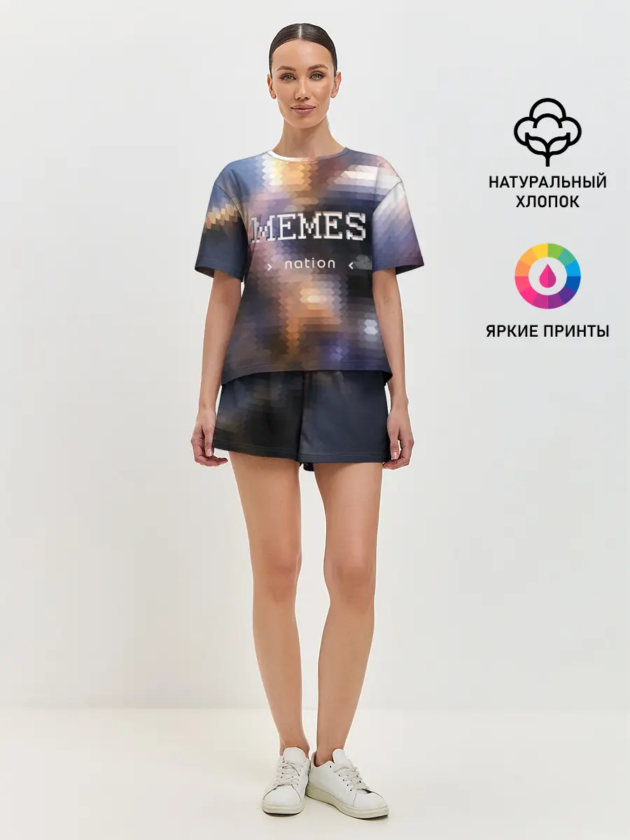 Женская пижама с шортами / Memes Nation