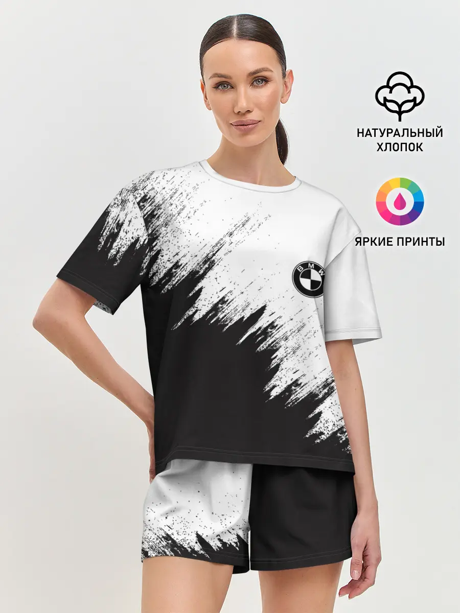 Женская пижама с шортами / BMW