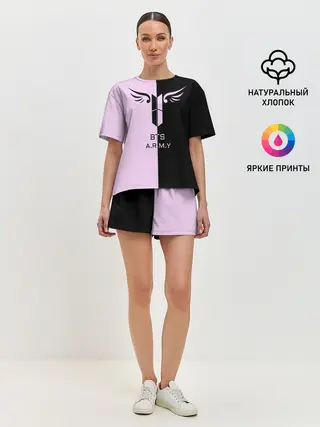 Женская пижама с шортами / BTS A.R.M.Y