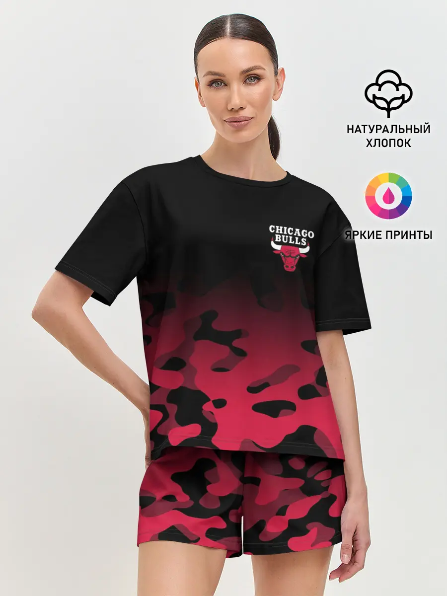 Женская пижама с шортами / CHICAGO BULLS