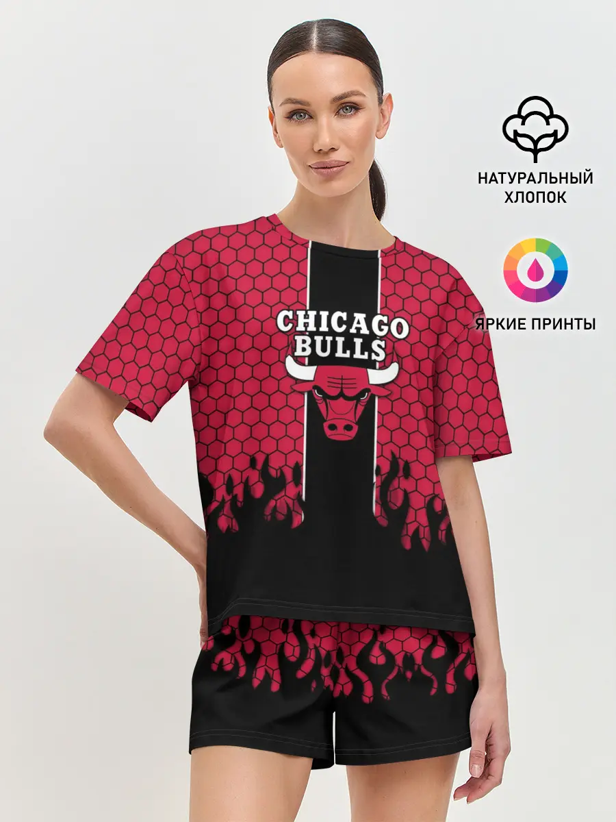 Женская пижама с шортами / CHICAGO BULLS