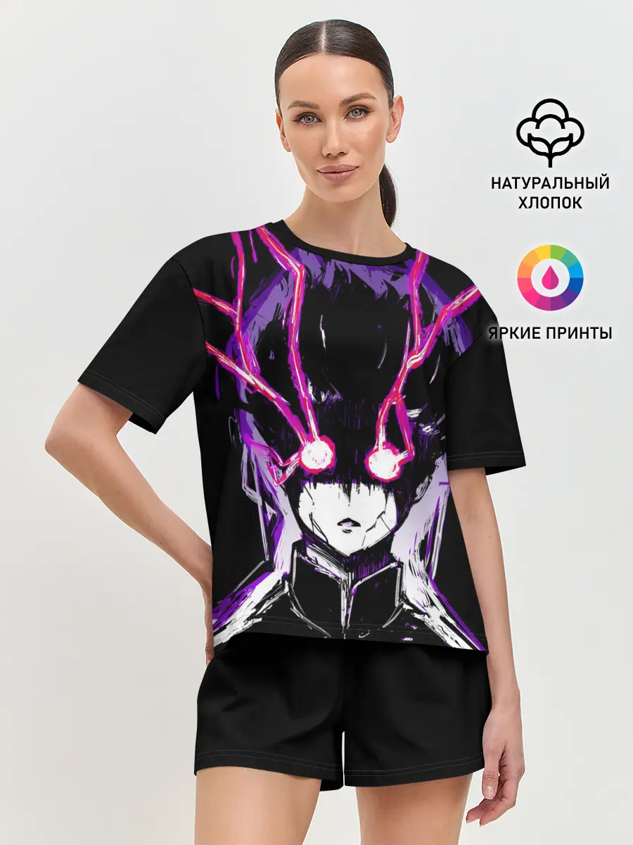 Женская пижама с шортами / Шигэо Кагэяма 100%