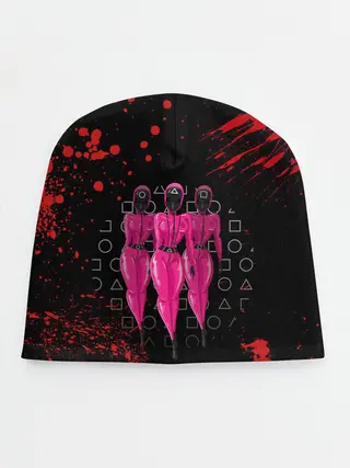 Детская шапка / ГОРЯЧАЯ ОХРАНА | КРУГ ТРЕУГОЛЬНИК КВАДРАТ