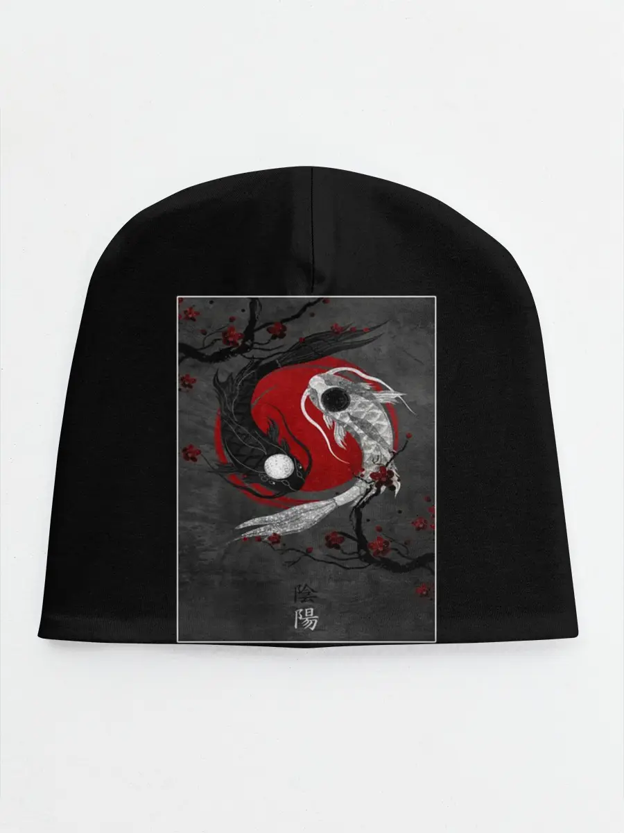 Детская шапка / карпы инь янь